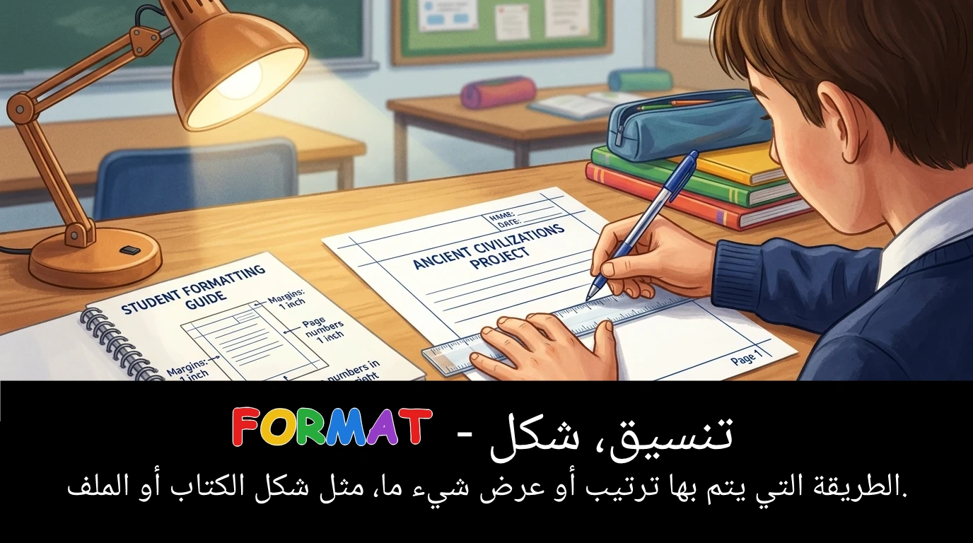 Arabic Illustration for format